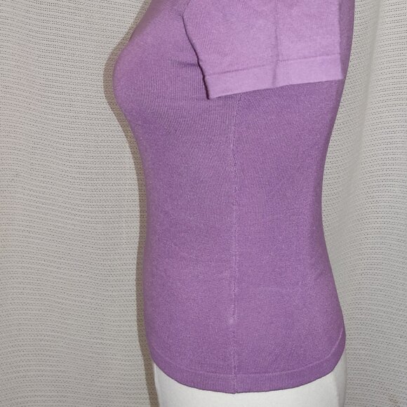 bebe | short sleeve knit top | Size Medium - Picture 7 of 16